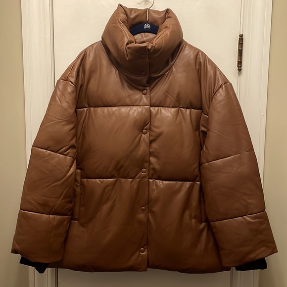 Jackets & Blazers - Funnel Neck Puffer Jacket Size XL NWOT